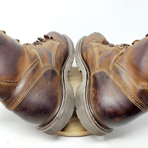 Carolina Boots Mens 11.5 D Comp Toe EH Brown Leather Work 28 Series Shoe CA8528 - Picture 11 of 16